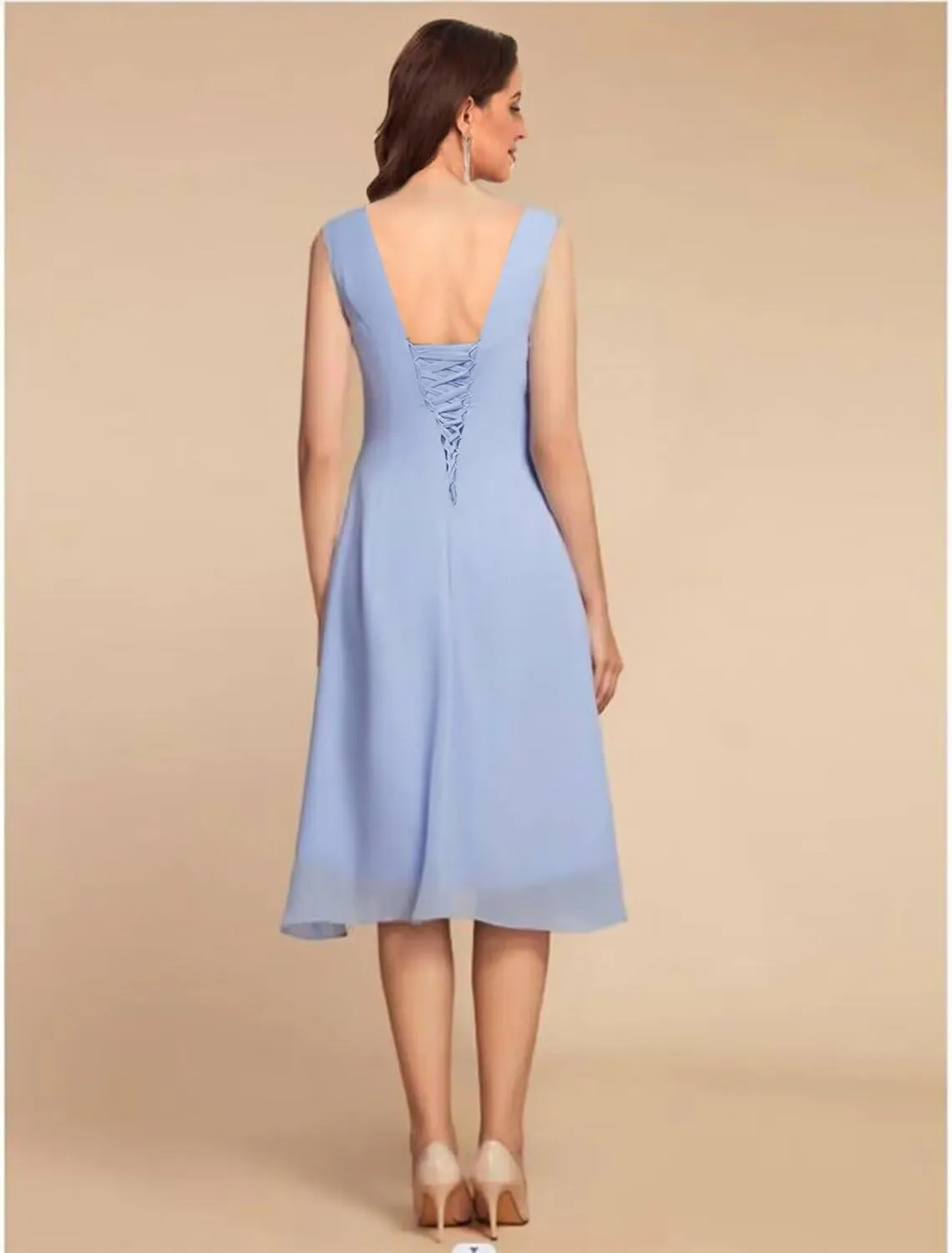 2 Piece Mother of The Bride Dresses for Wedding with Jacket Ruffle Formal Dress Chiffon Lace Appliques Evening Gown