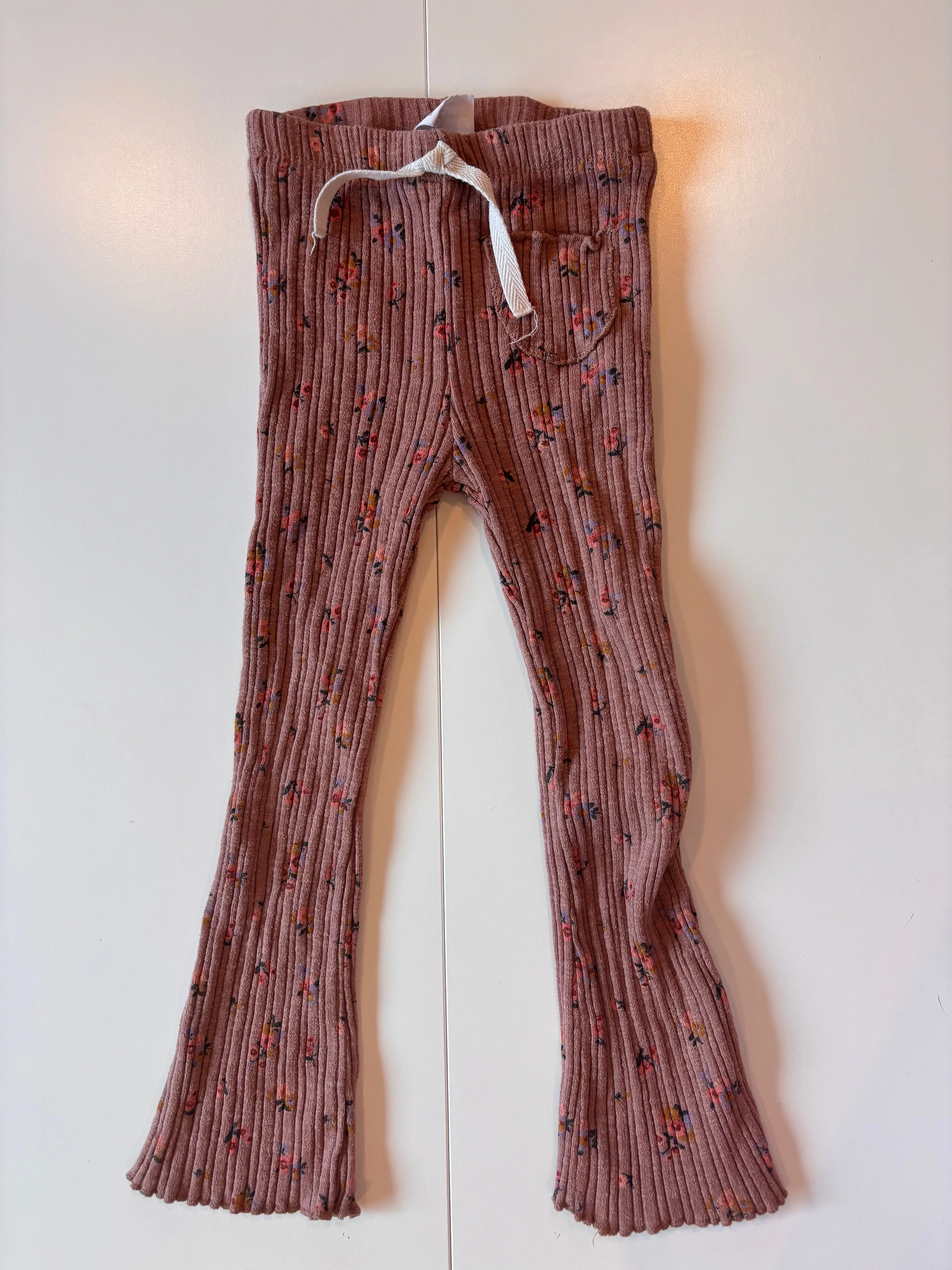 3-4y zara floral flare stretchy pants , Kids 3T