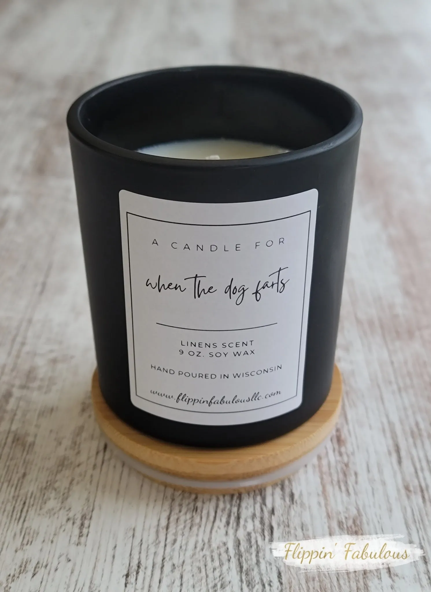 A Candle For When The Dog Farts Soy Wax Candle