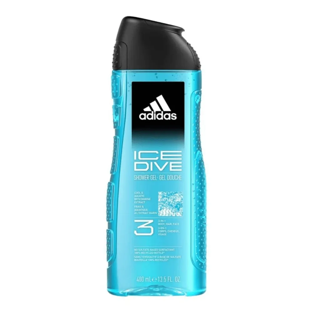 Adidas Ice Dive 3-in-1 Shower Gel (400ml)