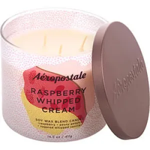 AEROPOSTALE RASPBERRY WHIPPED CREAM by Aeropostale , SCENTED CANDLE 14.5 OZ