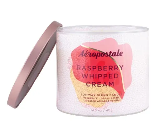 AEROPOSTALE RASPBERRY WHIPPED CREAM by Aeropostale , SCENTED CANDLE 14.5 OZ