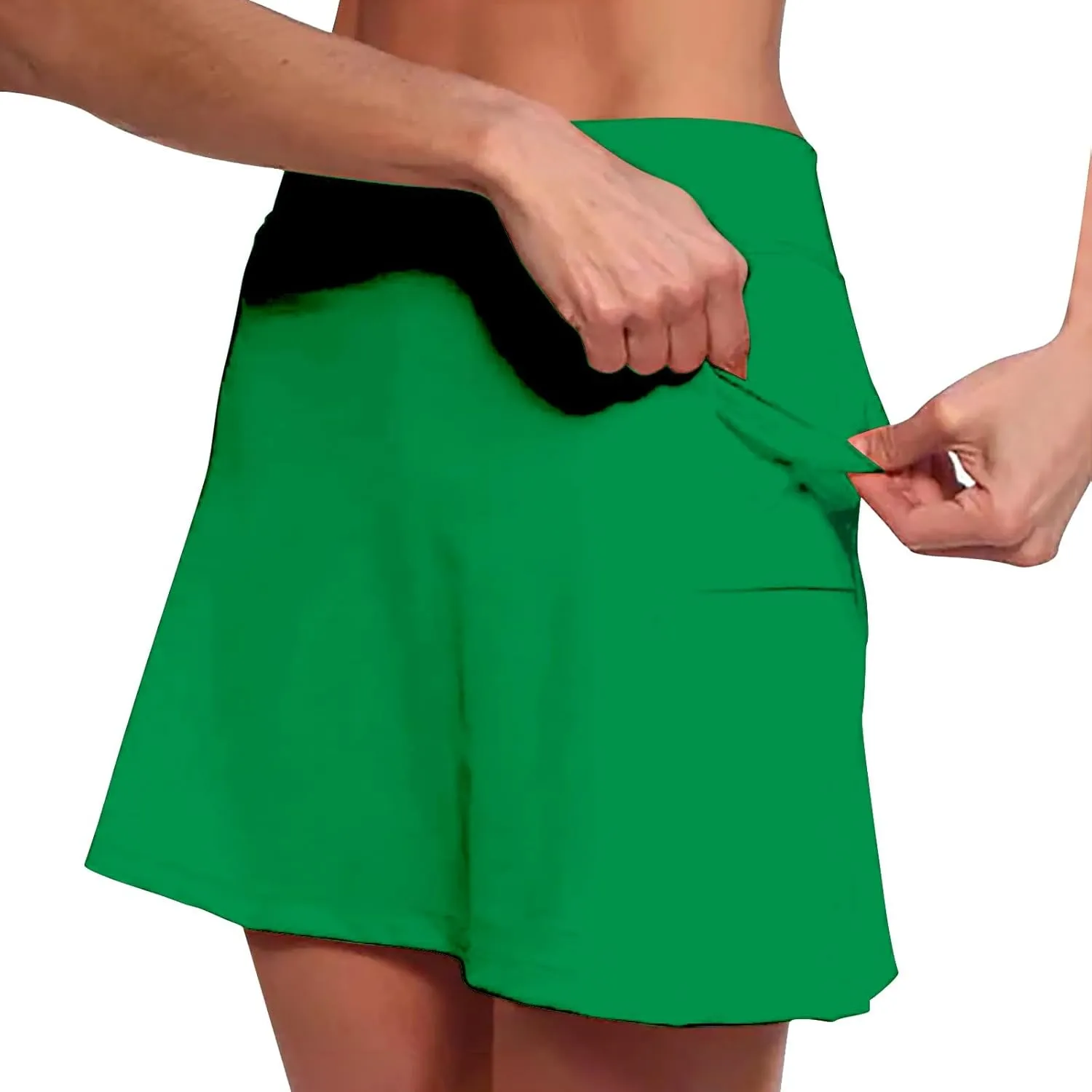 aihihe Golf Skirts for Women 18 inch Black Skirt for Women Mini Womens Shorts Plus Size 18-20