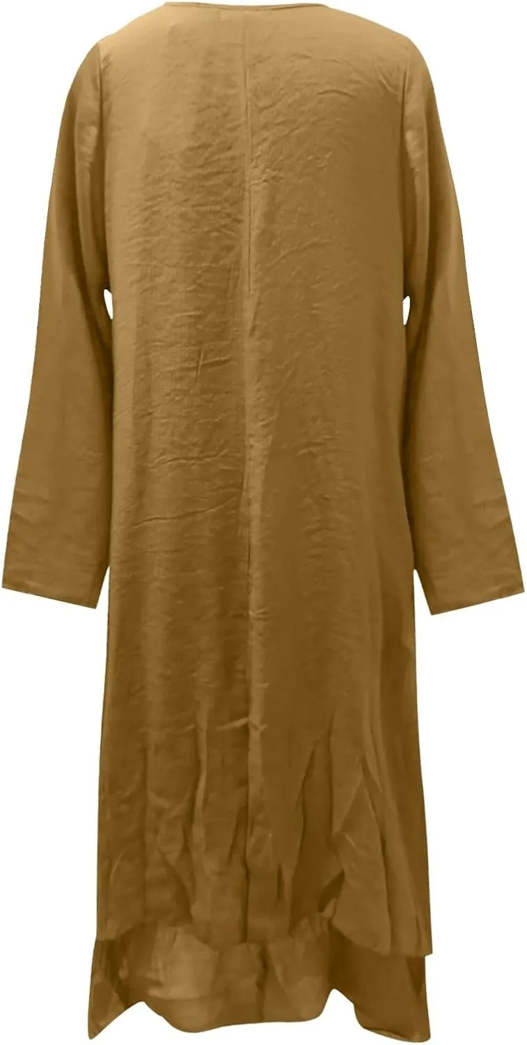 aihihe Maxi Dresses for Women 2024 Boho Dresses for Women 2024 Grandma of The Bride Dresses Black Holiday Dress Plus Size