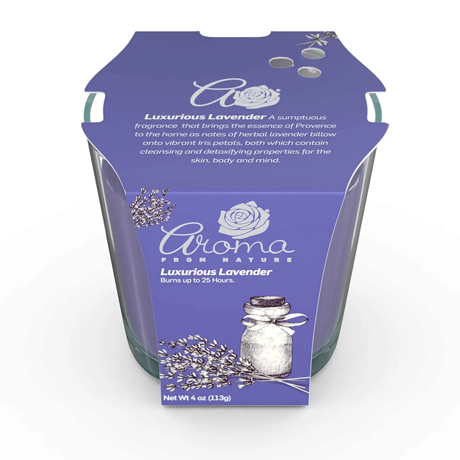 AIRECARE AROMA DOUBLE WICK CANDLE FLORAL DREAM 1CT - AADWCFD1CT