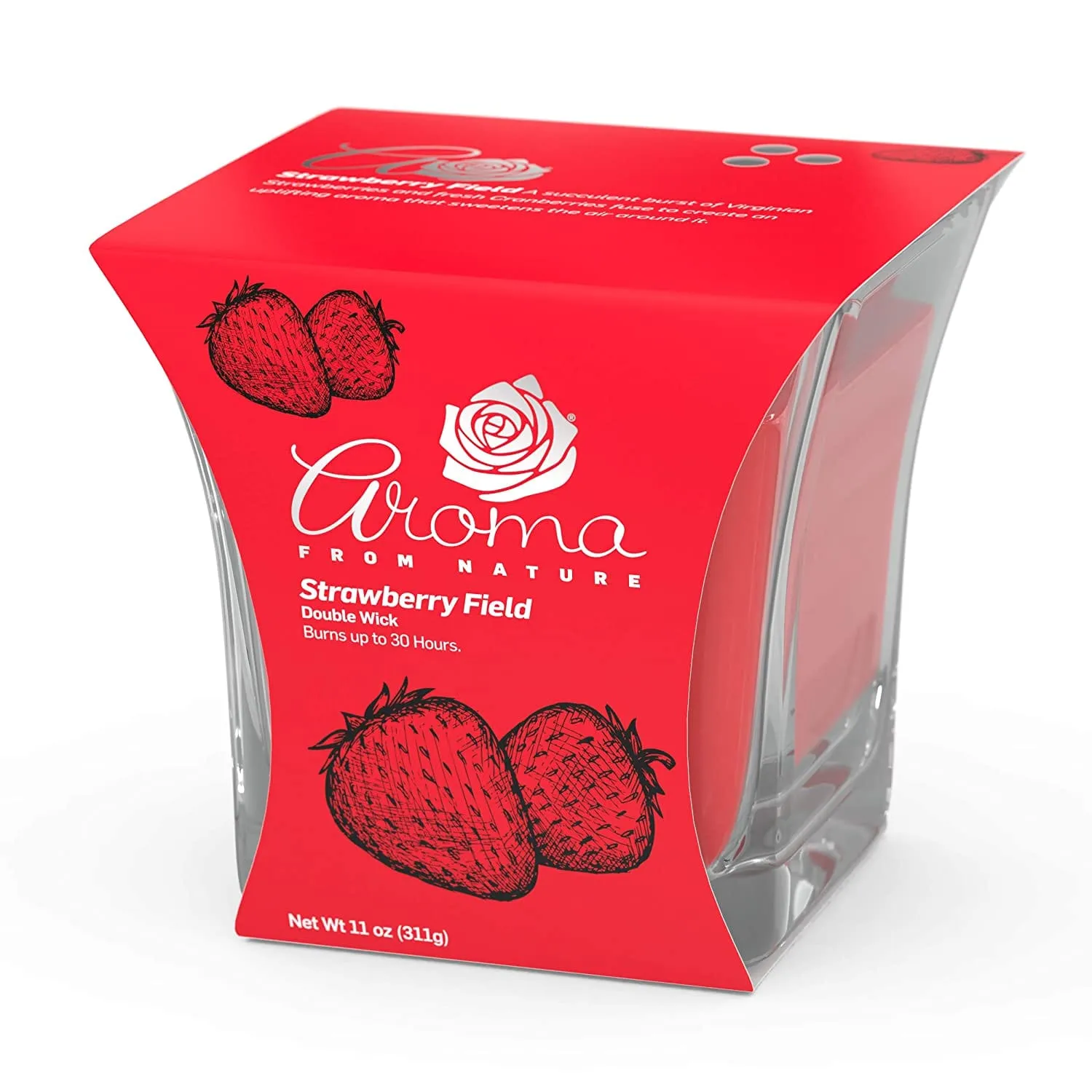 AIRECARE AROMA DOUBLE WICK CANDLE FLORAL DREAM 1CT - AADWCFD1CT