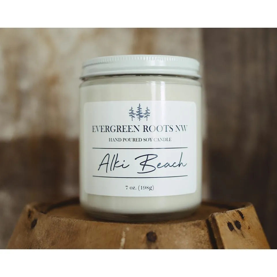 Alki Beach 8 Oz Soy Candle