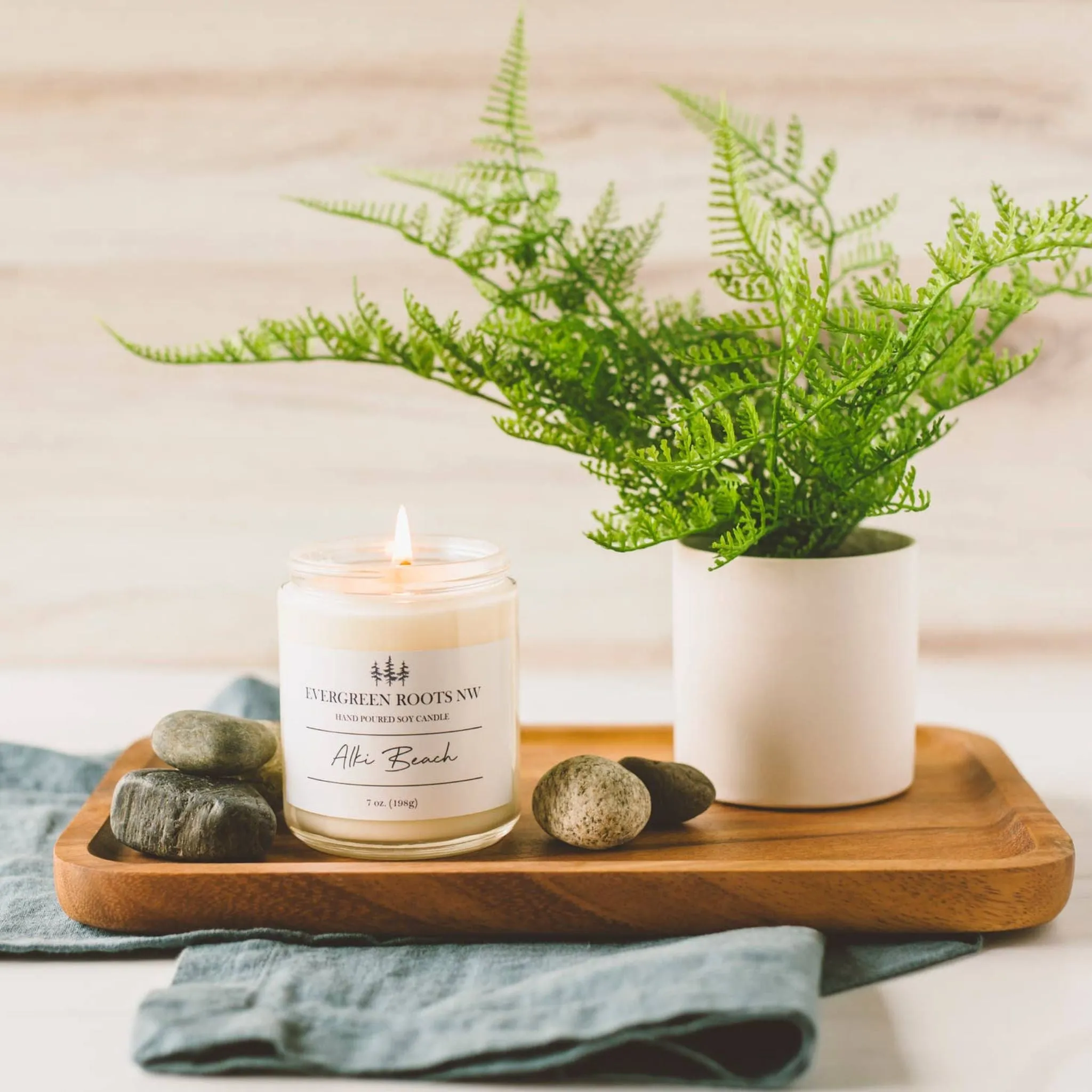 Alki Beach 8 Oz Soy Candle