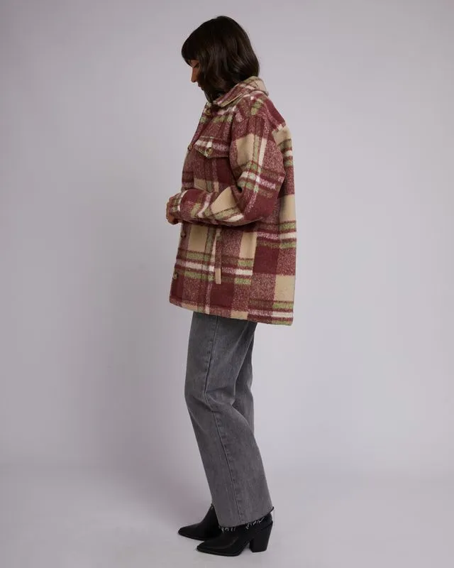 All About Eve Hilary Check Shacket
