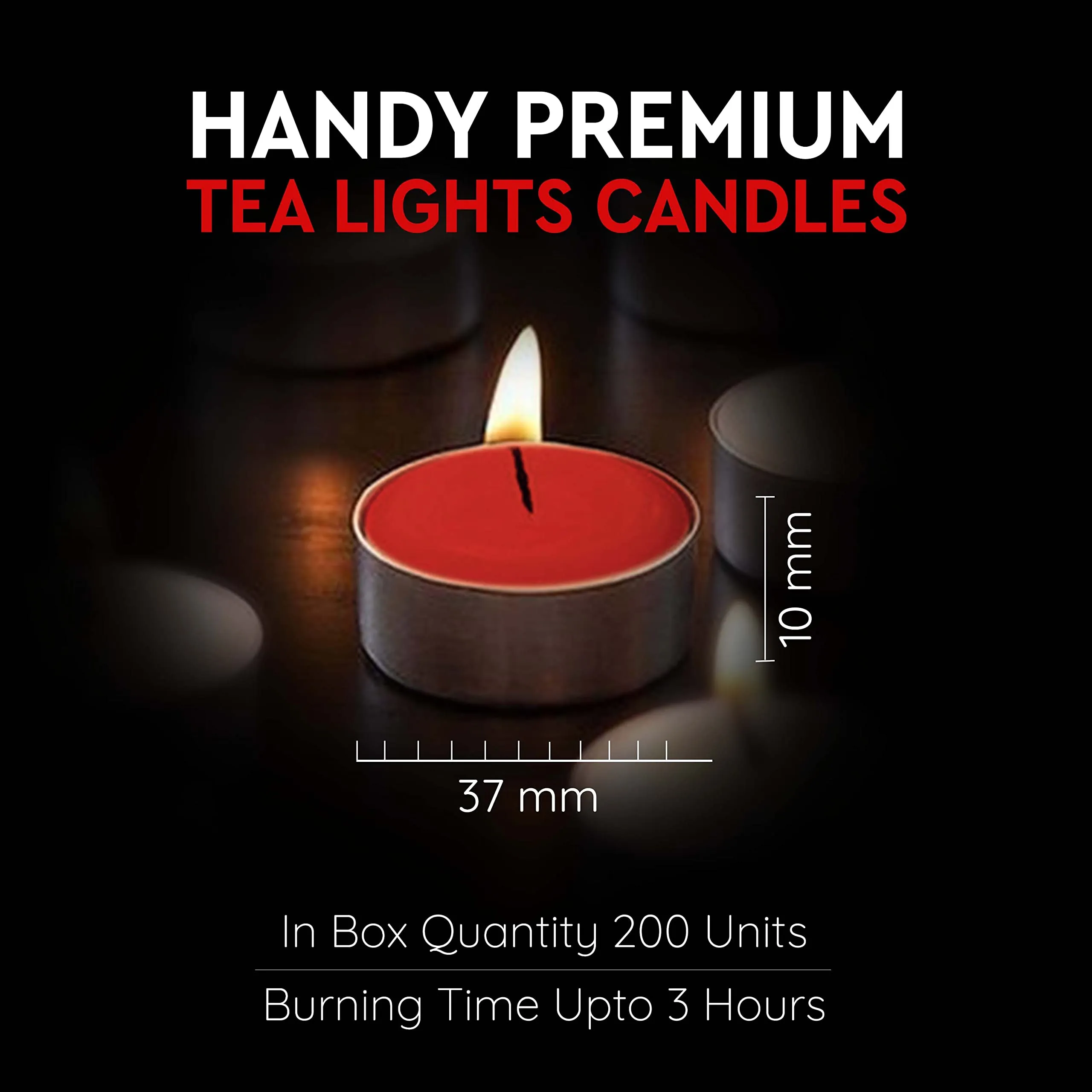 Aromahpure Scented Decorative Tealight Candles | Wax Tealight Candle | 10 gm, 200 Pcs |Assorted Smokeless Candles | 3 Hours Burning Time Guaranteed | for Home Decoration & Celebration