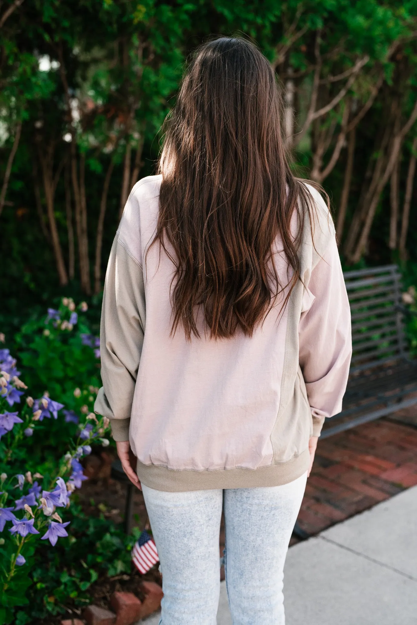 Aspen Color Block Crewneck Sweater