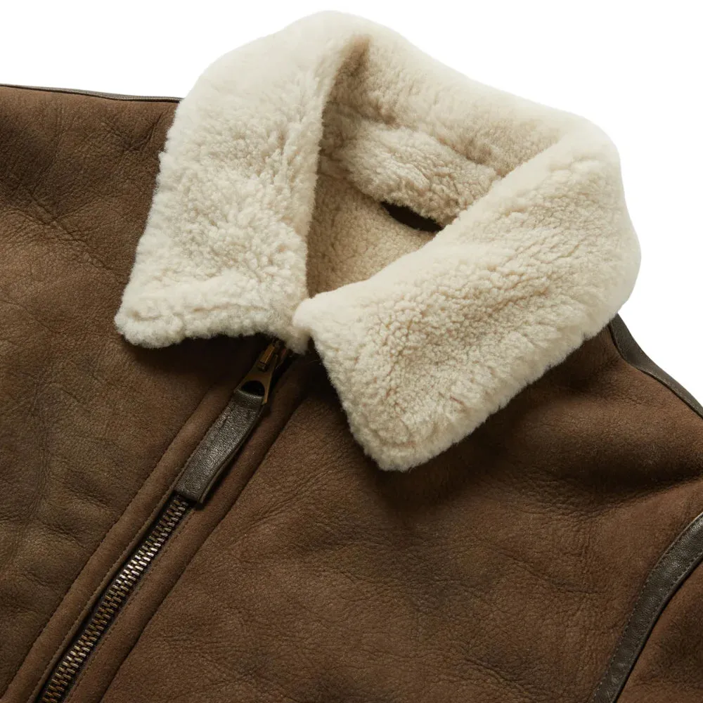B3 RAF Aviator Flying Pilot Men’s Brown Jacket