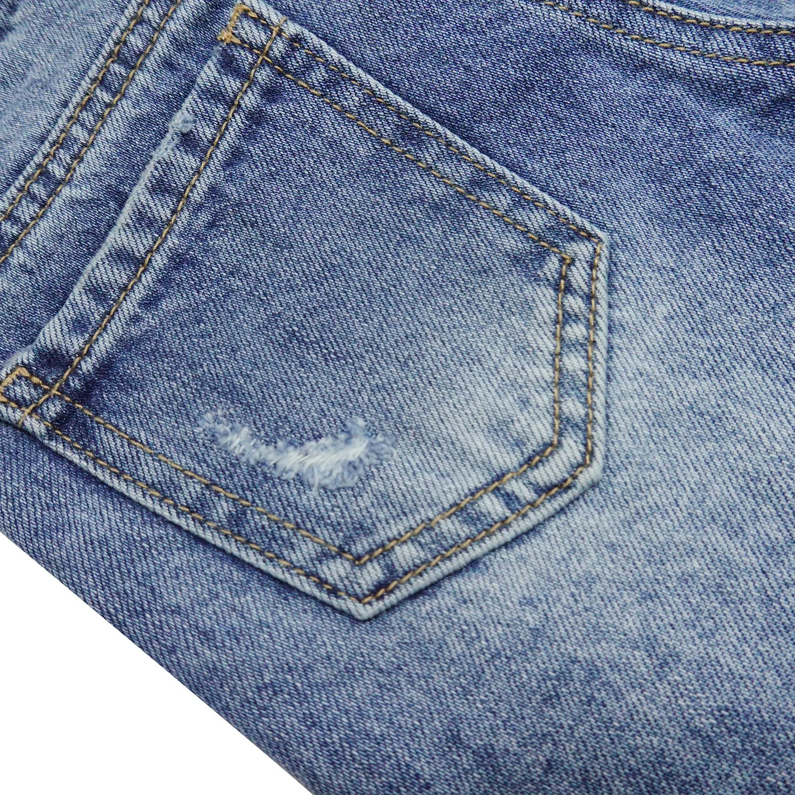 Baby Little Girls Boys Jeans Shorts,Ripped Stretchy Simple Design Cute Summer Denim Pants