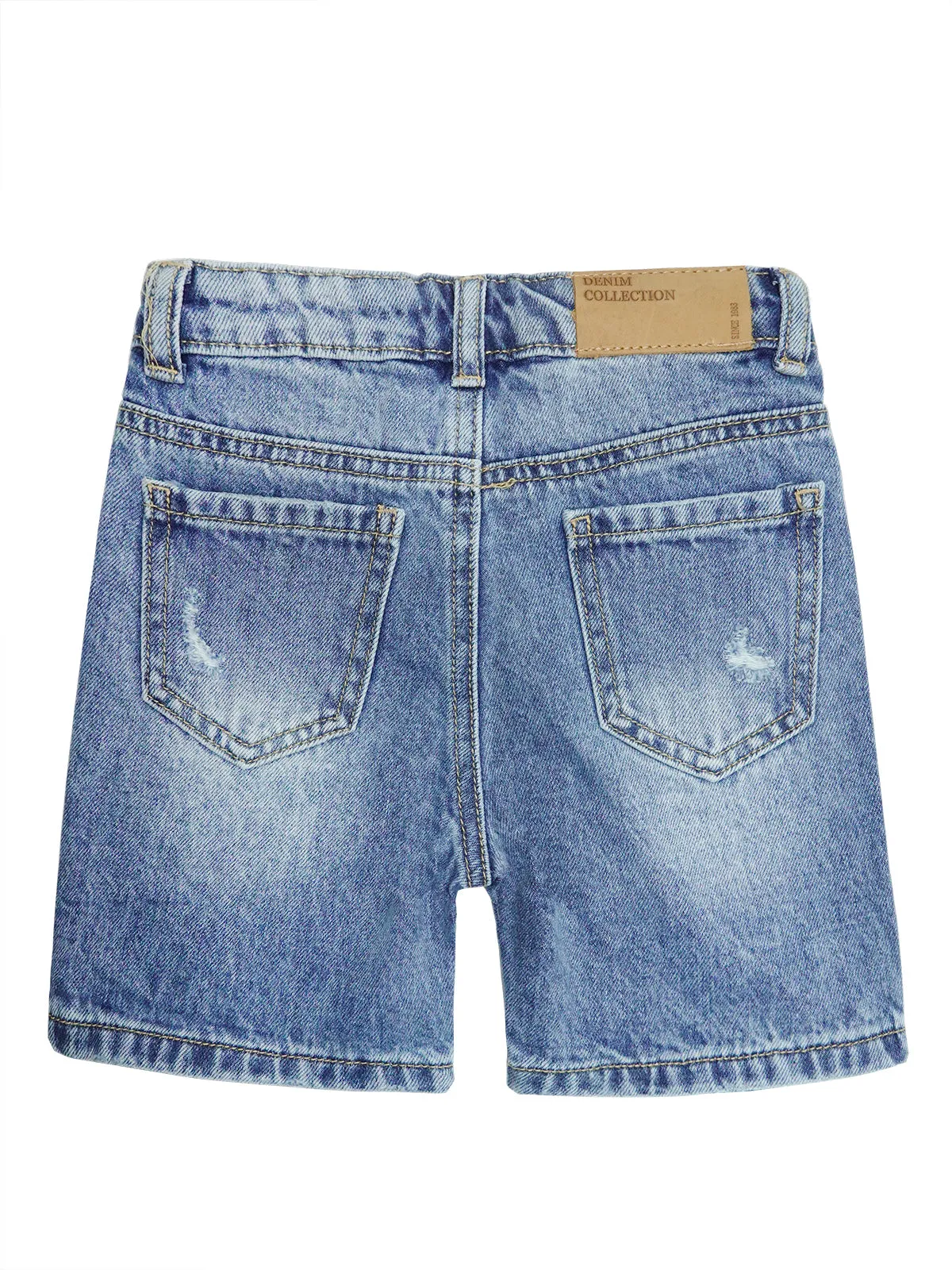 Baby Little Girls Boys Jeans Shorts,Ripped Stretchy Simple Design Cute Summer Denim Pants