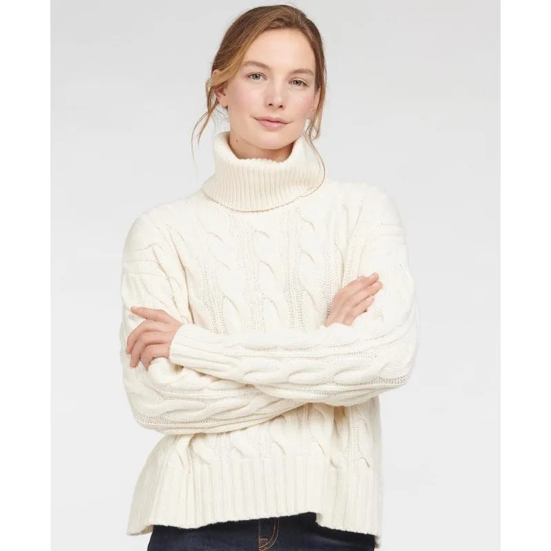 Barbour Lovell Ladies Knit - Cream