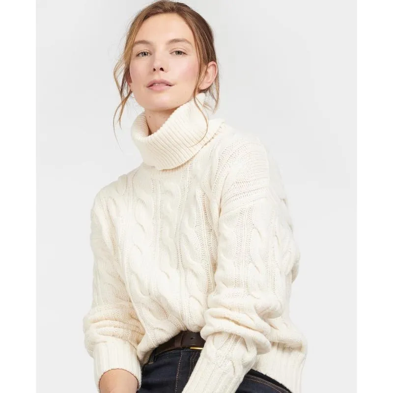 Barbour Lovell Ladies Knit - Cream