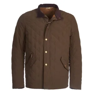 BARBOUR SHOVELER QUILTED JACKET - DRK OLIVE