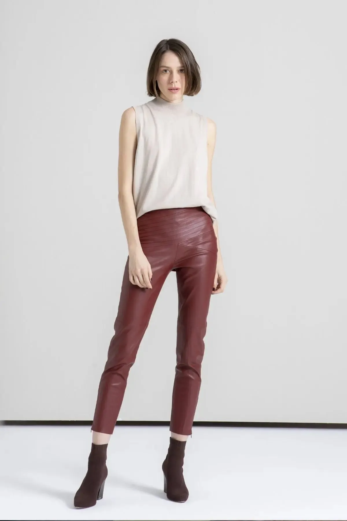 Beige Modal and Cotton Edelina Women's Knitwear