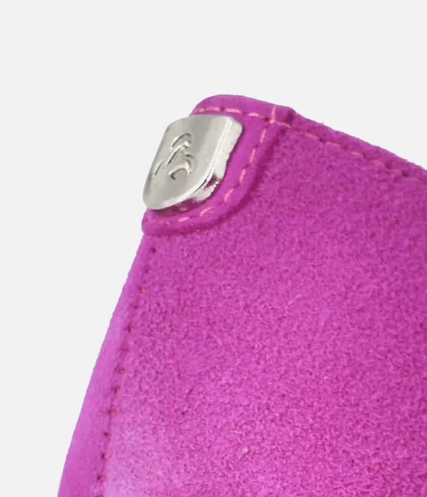 Bioeco Fuchsia Pink Suede Stiletto Heels
