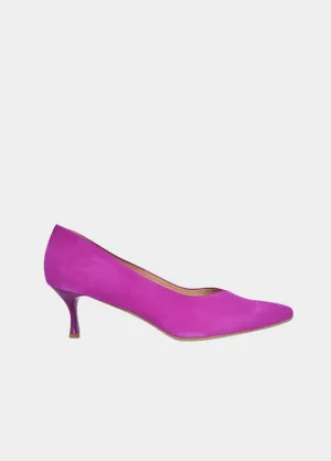Bioeco Fuchsia Pink Suede Stiletto Heels