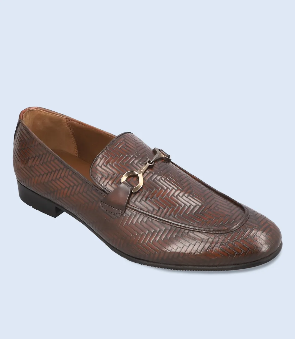 BM6718-BROWN-Men Slip on