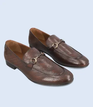 BM6718-BROWN-Men Slip on
