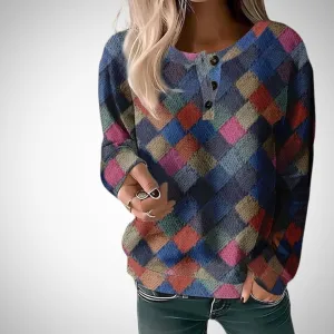 Brianna Button Accent Sweater