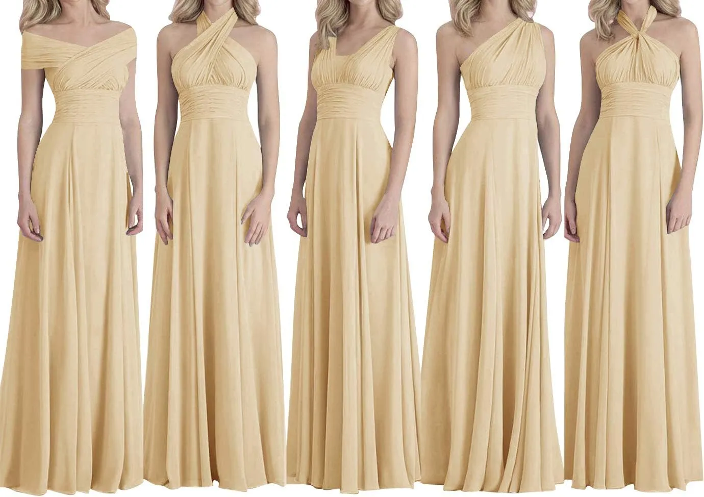 Bridesmaid Dresses Long Prom Dresses Multiple Wearing Methods Bridesmaid Gowns