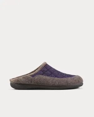 Cadiz Purple / Brown Mules