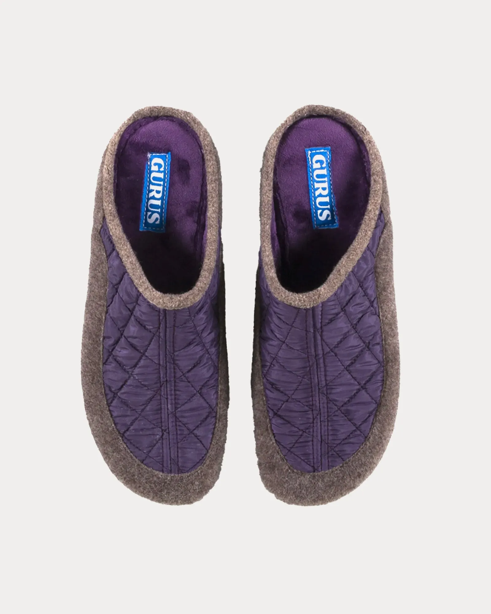 Cadiz Purple / Brown Mules