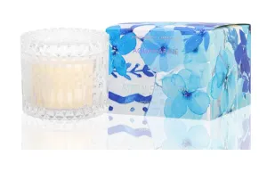 Petite Aquamarine Candle | Infused with Bougainvillea, Lemon & Freesia Scents