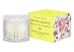 Candle Crystal Quartz | Coconut, Lime   Passionfruit