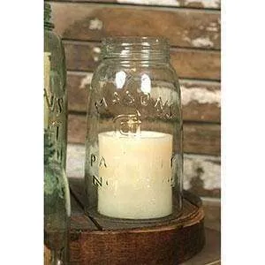 Charming Quart Mason Jar Chimney for Your Cozy Farmhouse Vibe