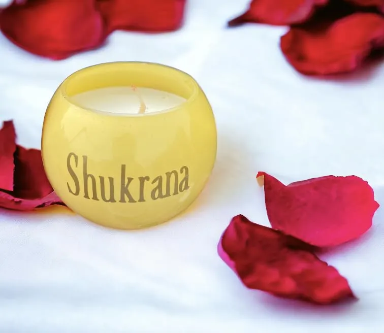 Ck Homez Oval Shape Candles for Home Decoration Aroma Therapy Blessing Always Guruji Candles for Gifting (Pack of 4, Yellow)