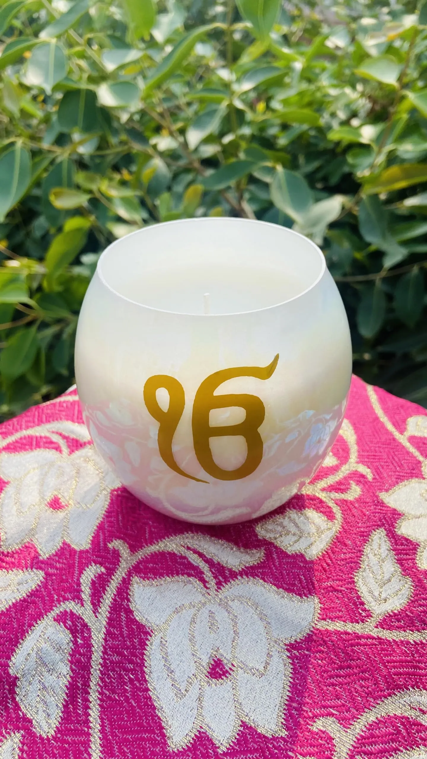 Ck Homez Scented Jar Candle for Home Decoration Aroma Therapy Swastik Candles for Gifting (Pack of 2)