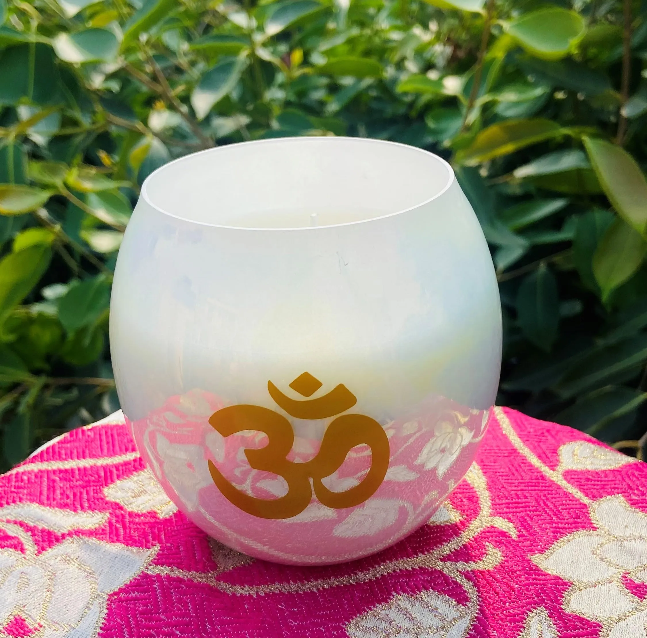 Ck Homez Scented Jar Candle for Home Decoration Aroma Therapy Swastik Candles for Gifting (Pack of 2)
