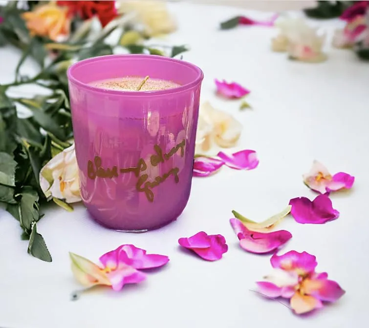 Ck Homez U-Shape Scented Candle Aroma Therapy Merry Christmas Candles for Gifting (Pack of 2, Pink)