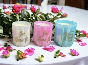 Ck Homez U-Shape Scented Candle Aroma Therapy Merry Christmas Candles for Gifting (Pack of 2, Pink)