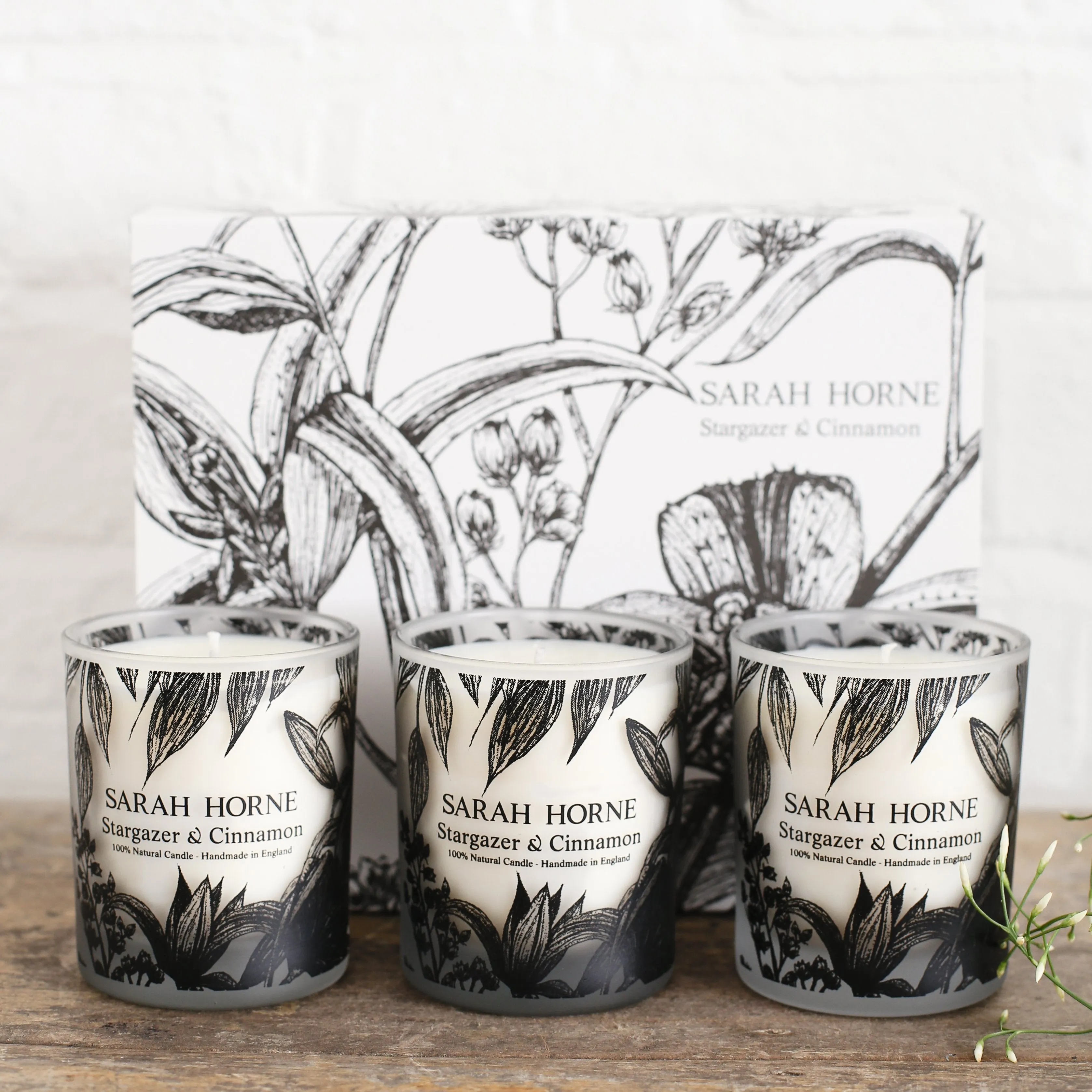 Classic 20cl Botanical Candle Trio