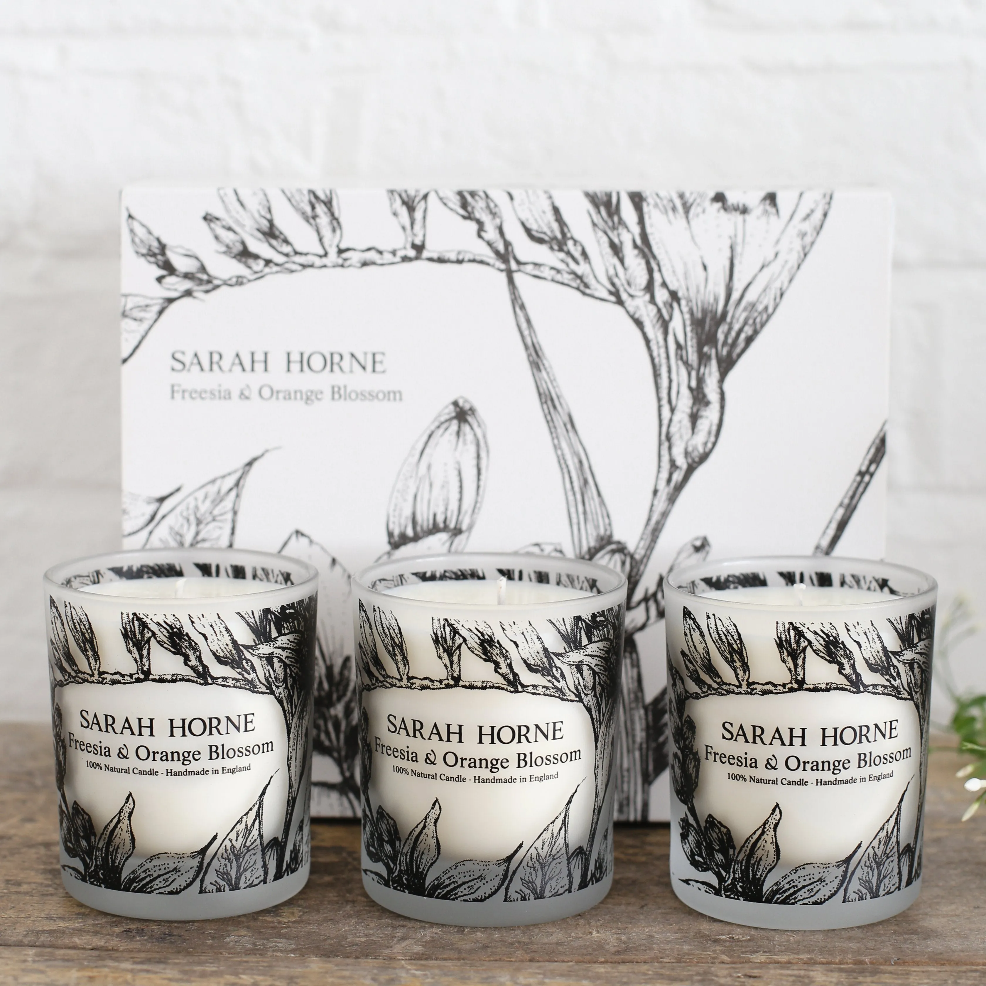 Classic 20cl Botanical Candle Trio
