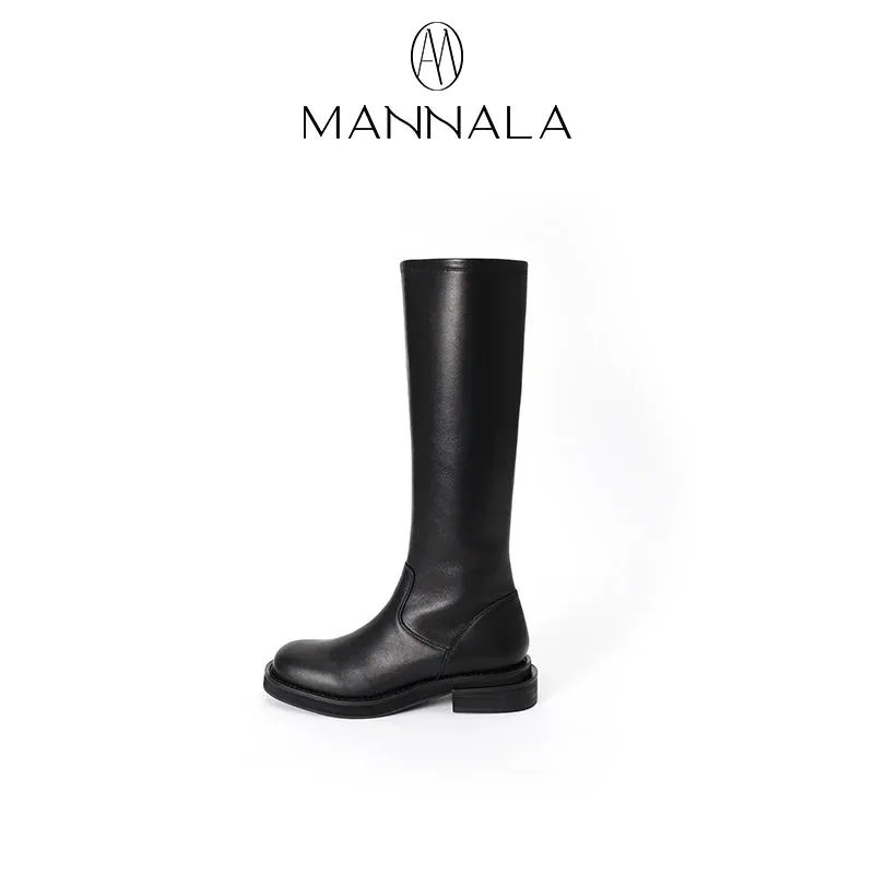 Classic Black Knee-High Boots