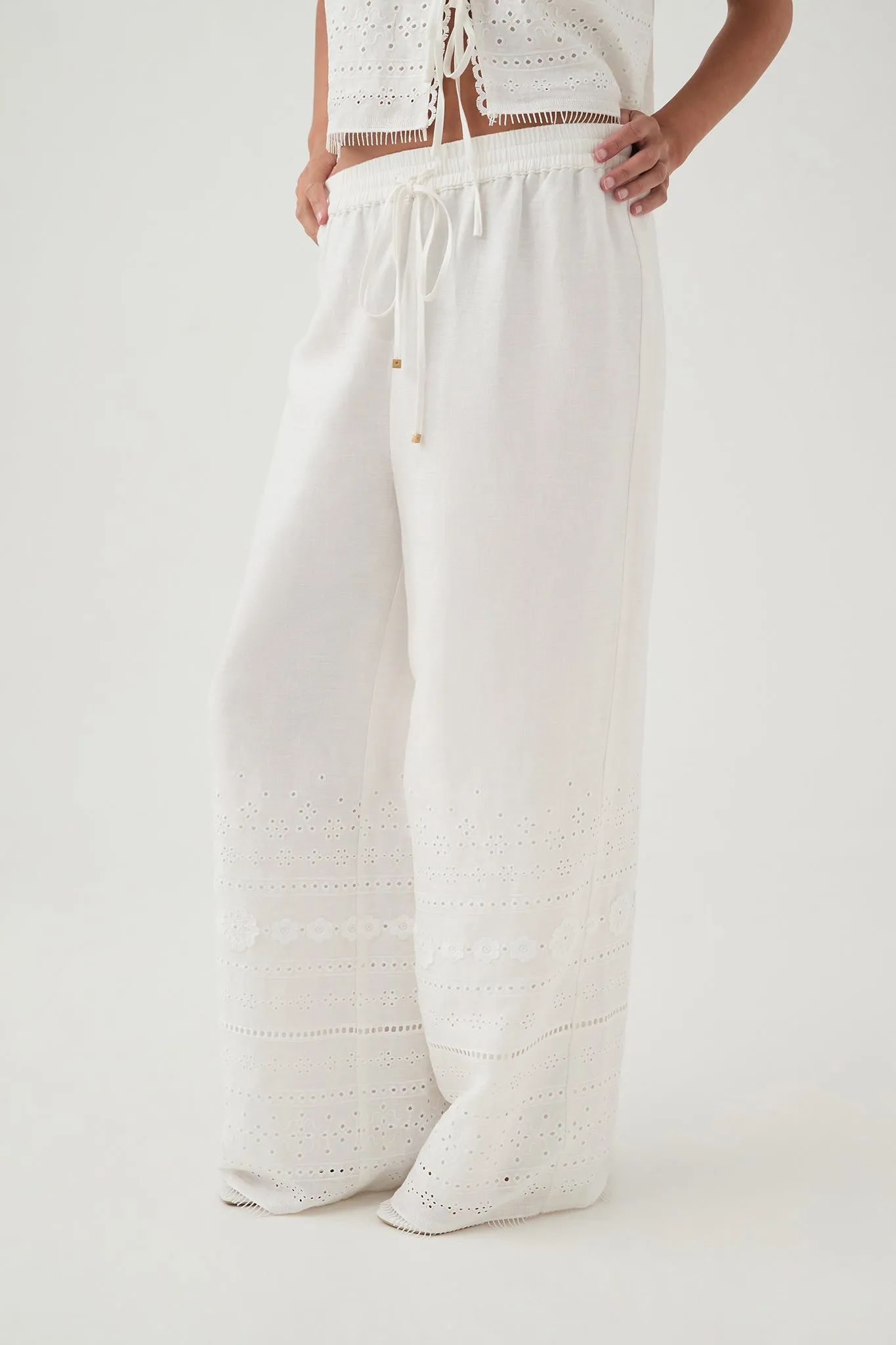 Cloud Embroidered Pant