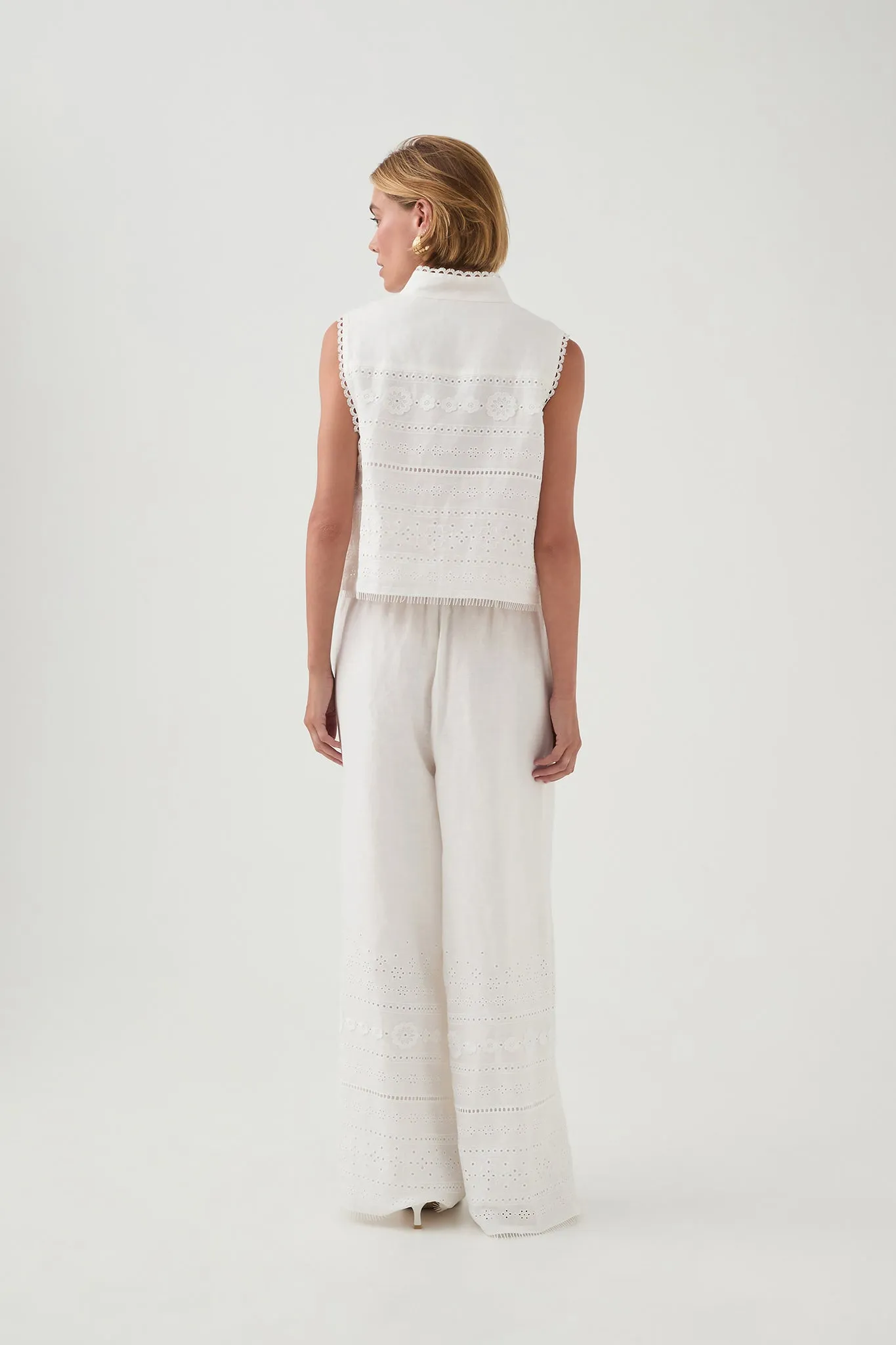 Cloud Embroidered Pant