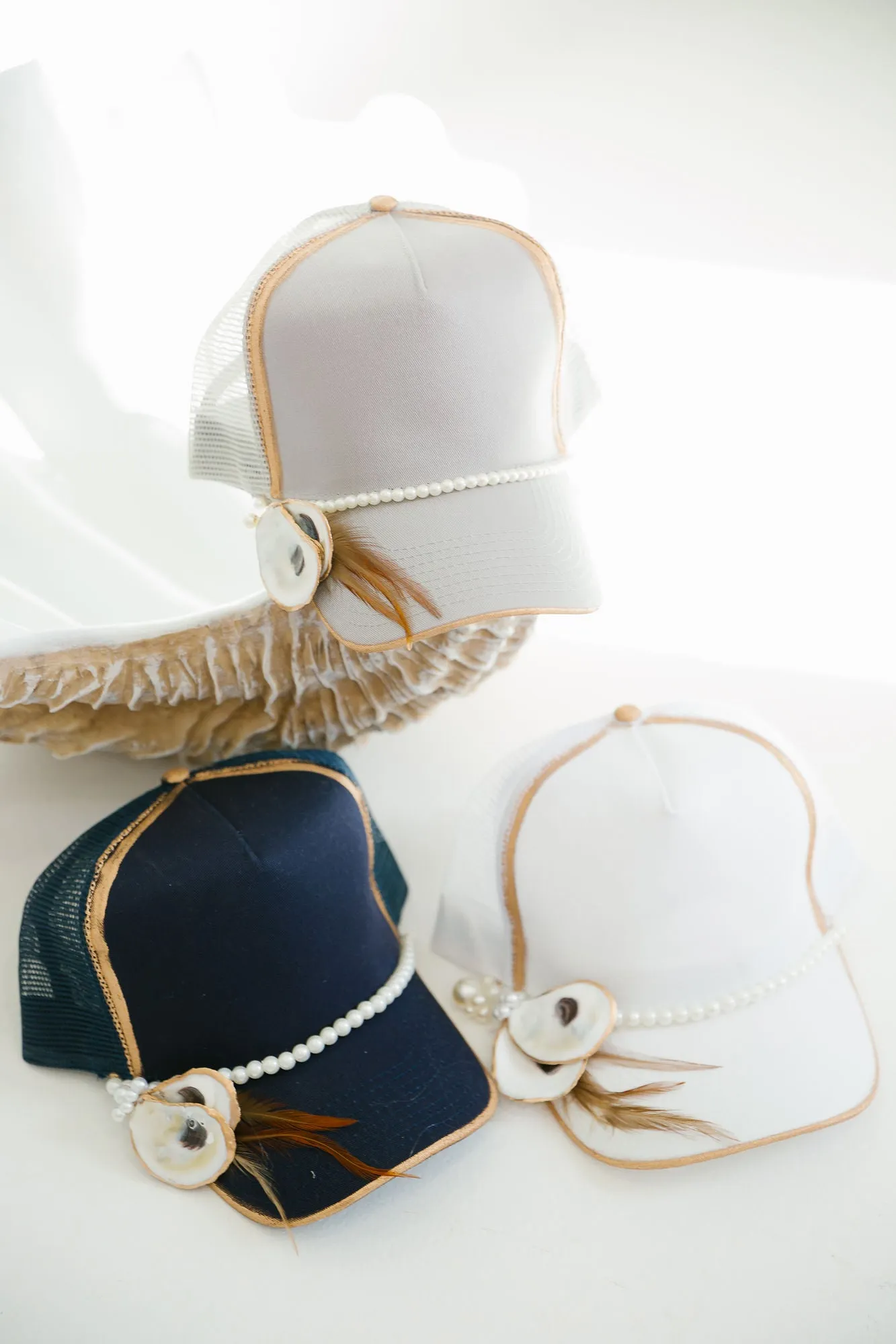 COASTAL GIRL TRUCKER HATS