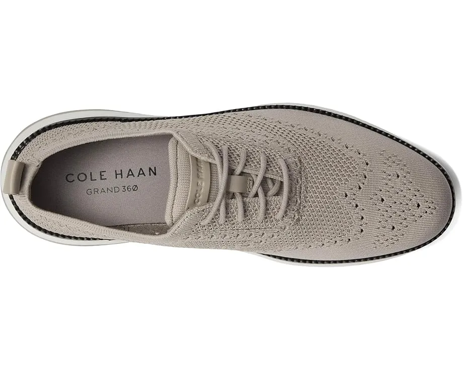 Cole Haan Men's Grand Hurrion Stitchlite Wing Tip Oxford - Grey