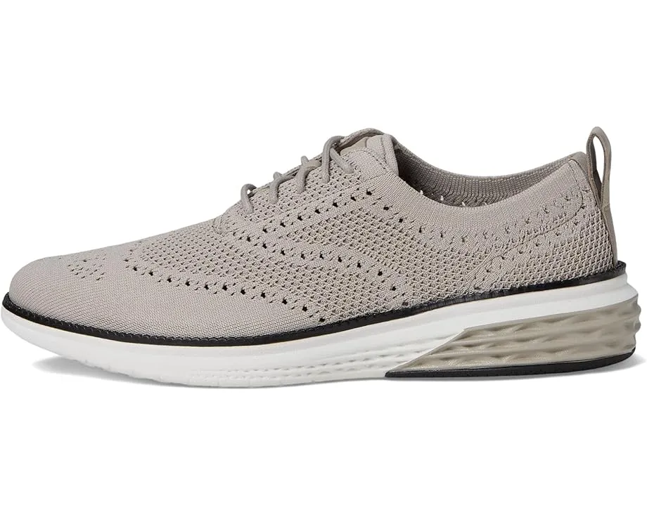 Cole Haan Men's Grand Hurrion Stitchlite Wing Tip Oxford - Grey