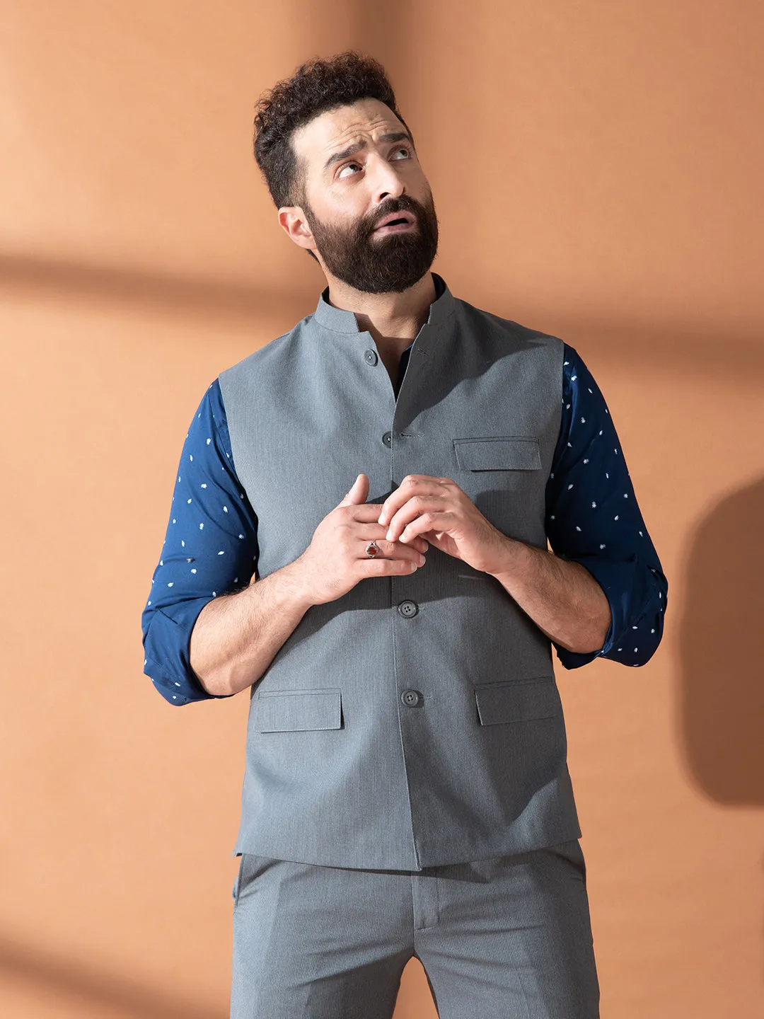 Conference Fit Nehru Jacket