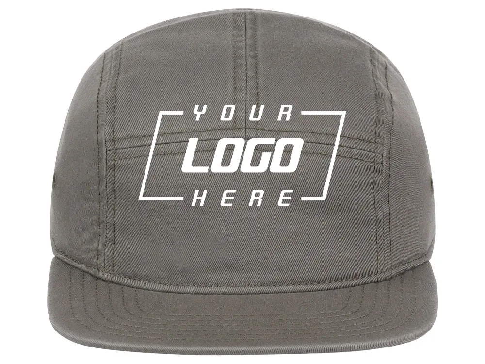 Crowns By Lids Camper 5-Panel Hat - Olive