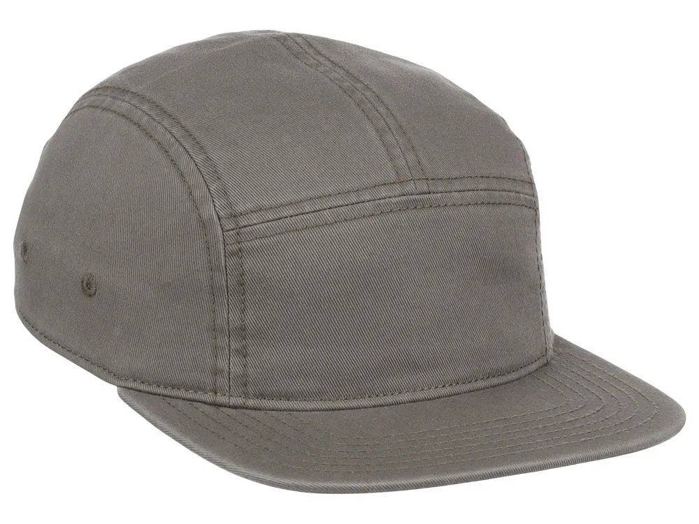 Crowns By Lids Camper 5-Panel Hat - Olive