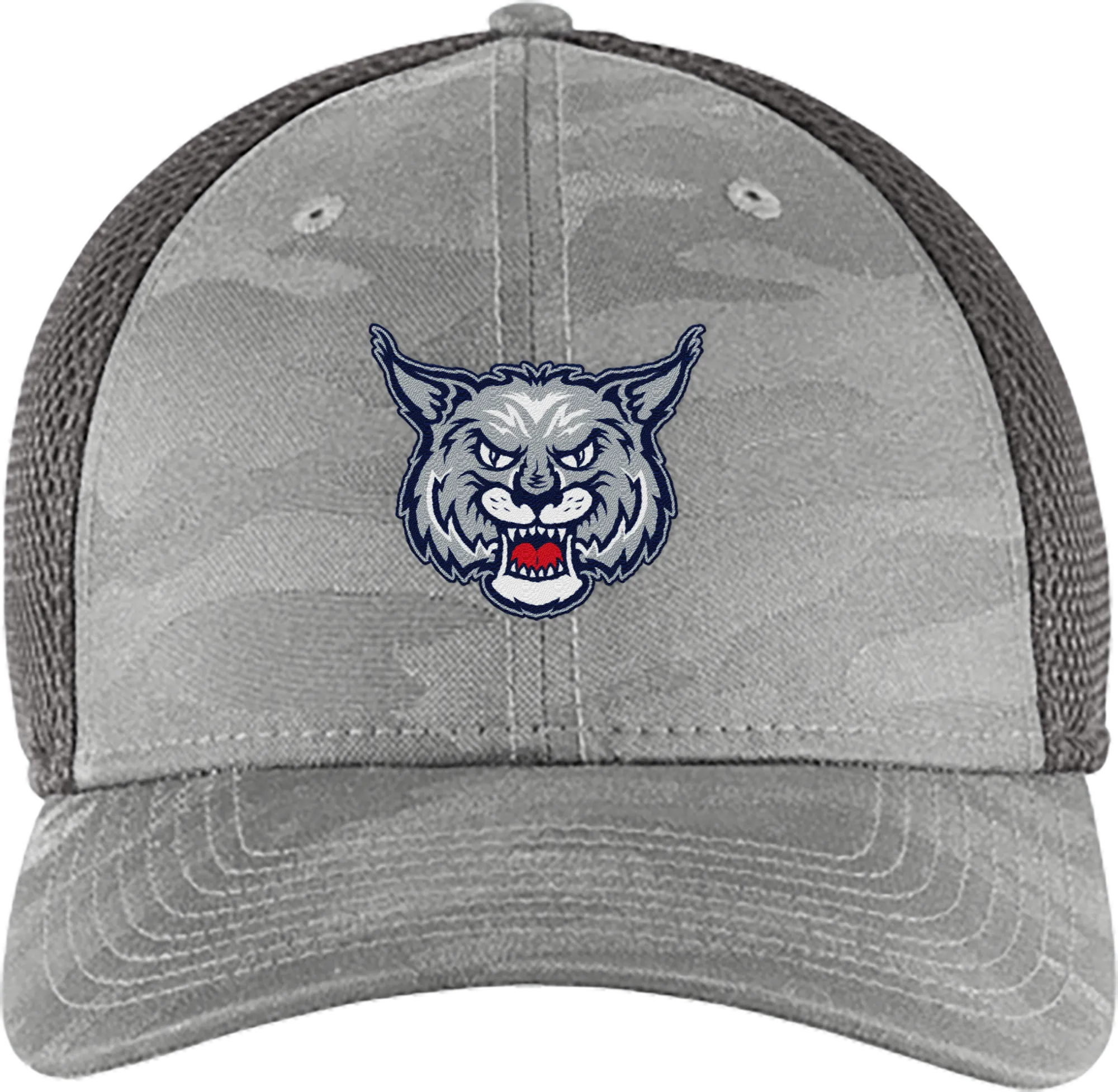 CT Bobcats New Era Tonal Camo Stretch Tech Mesh Cap